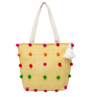 Multicolor Handmade Boho Tote Bag for Women