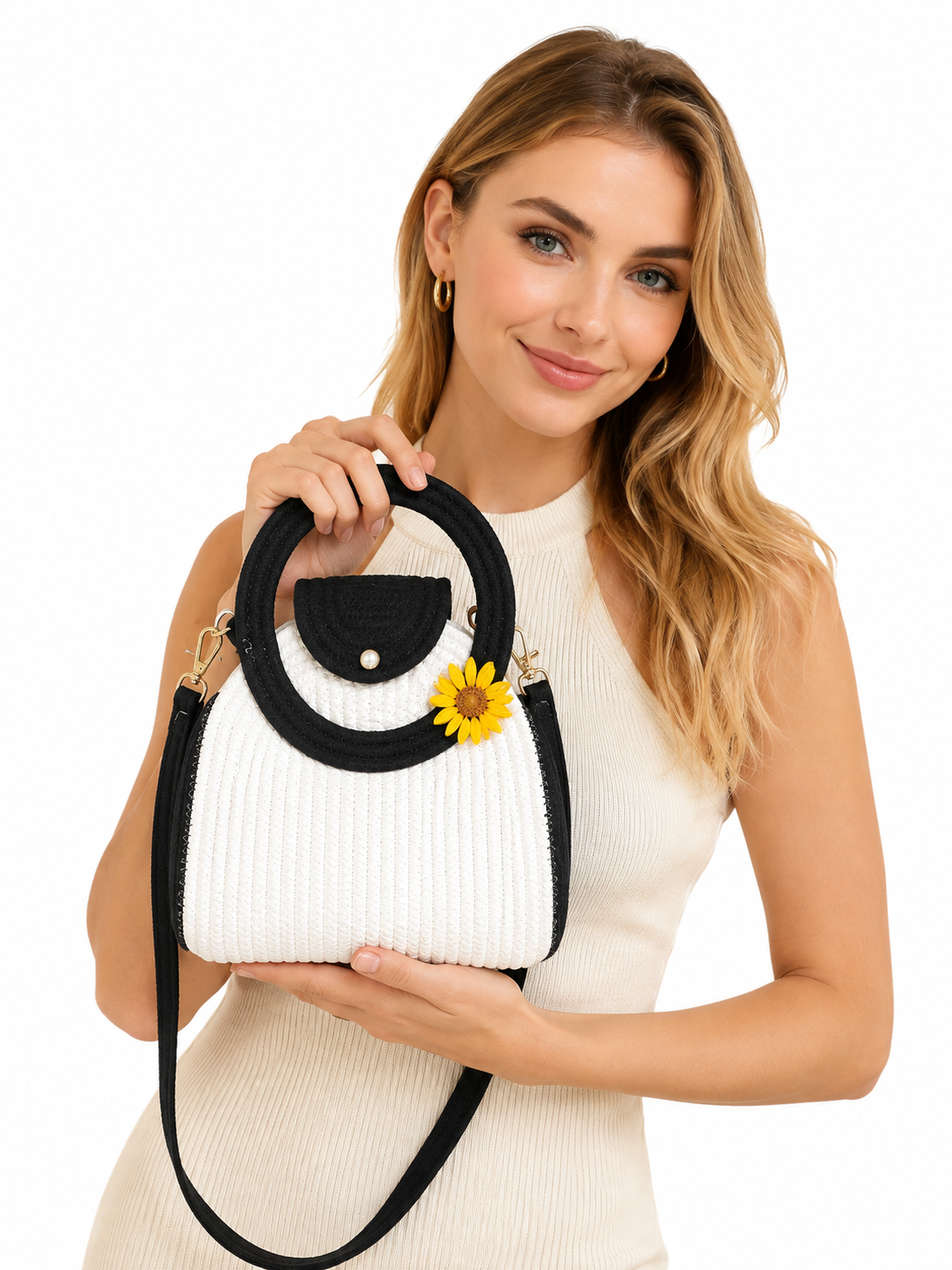 Handmade Crochet Sling Bag For Women, Slscraft